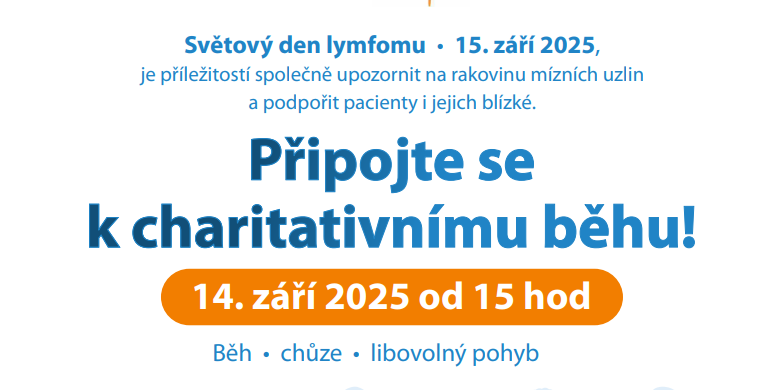 20 let Lymfom Help: Připojte se k charitativnímu běhu a podpořte pacienty s lymfomem!