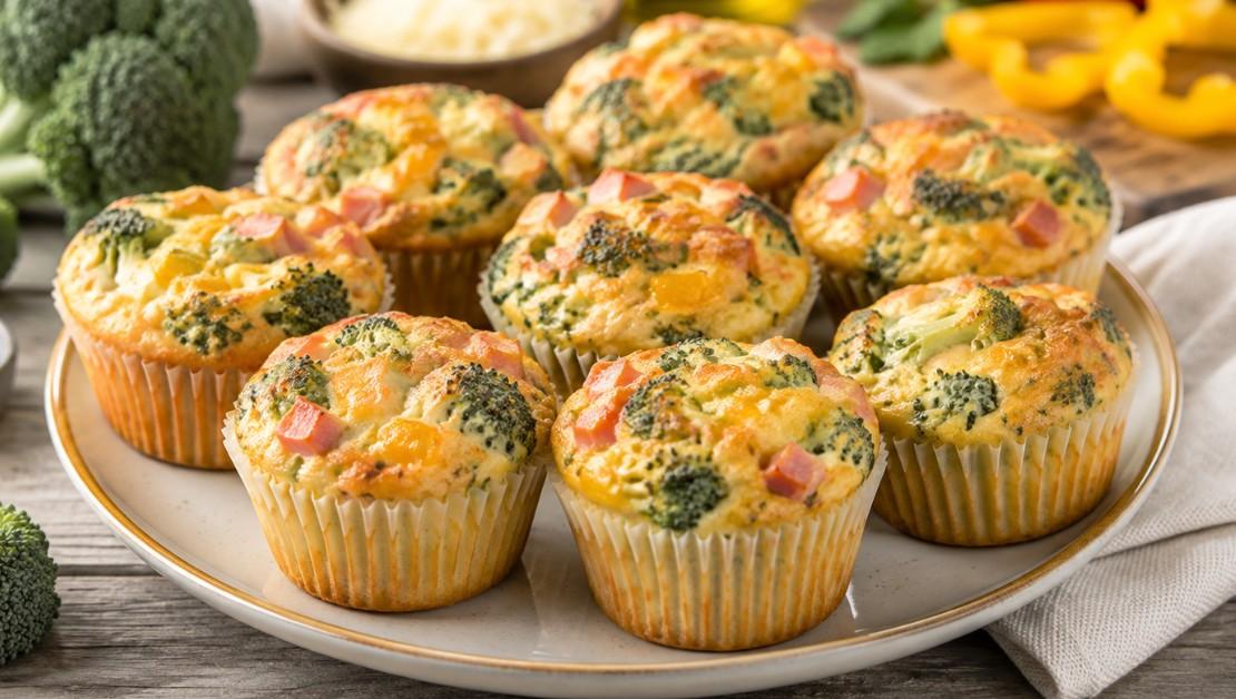 Brokolicové muffiny