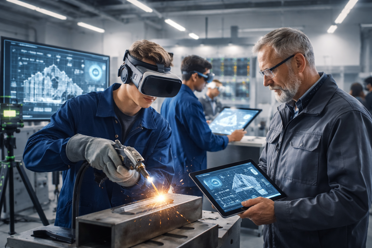 Virtuální realita pomáhá při výuce svařování