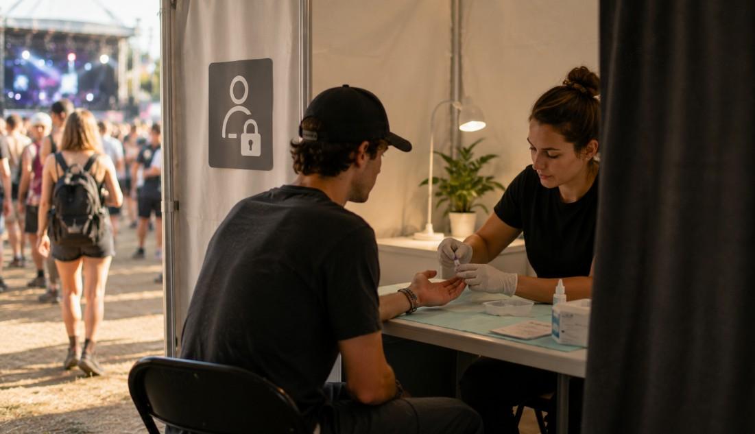 Colours of Ostrava 2026: Návštěvníci mohou zdarma a anonymně podstoupit test na HIV