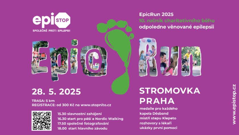 Dětem i dospělým s epilepsií pomáhá pohyb. EpicRun se poprvé poběží současně v Praze i v Brně