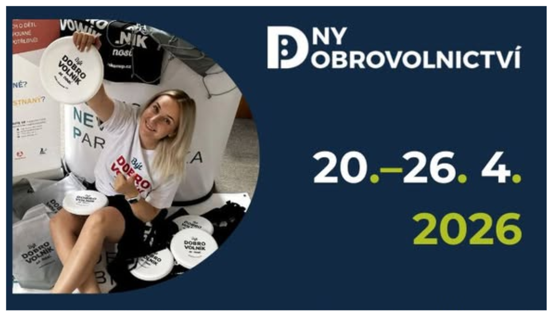 Dny dobrovolnictví 2026: Sílu pomoci můžete dětem ukázat po celém Česku