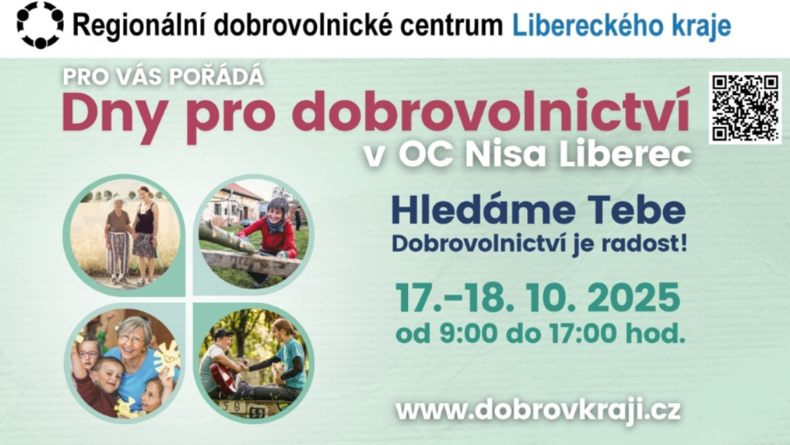 Dny pro dobrovolnictví se blíží