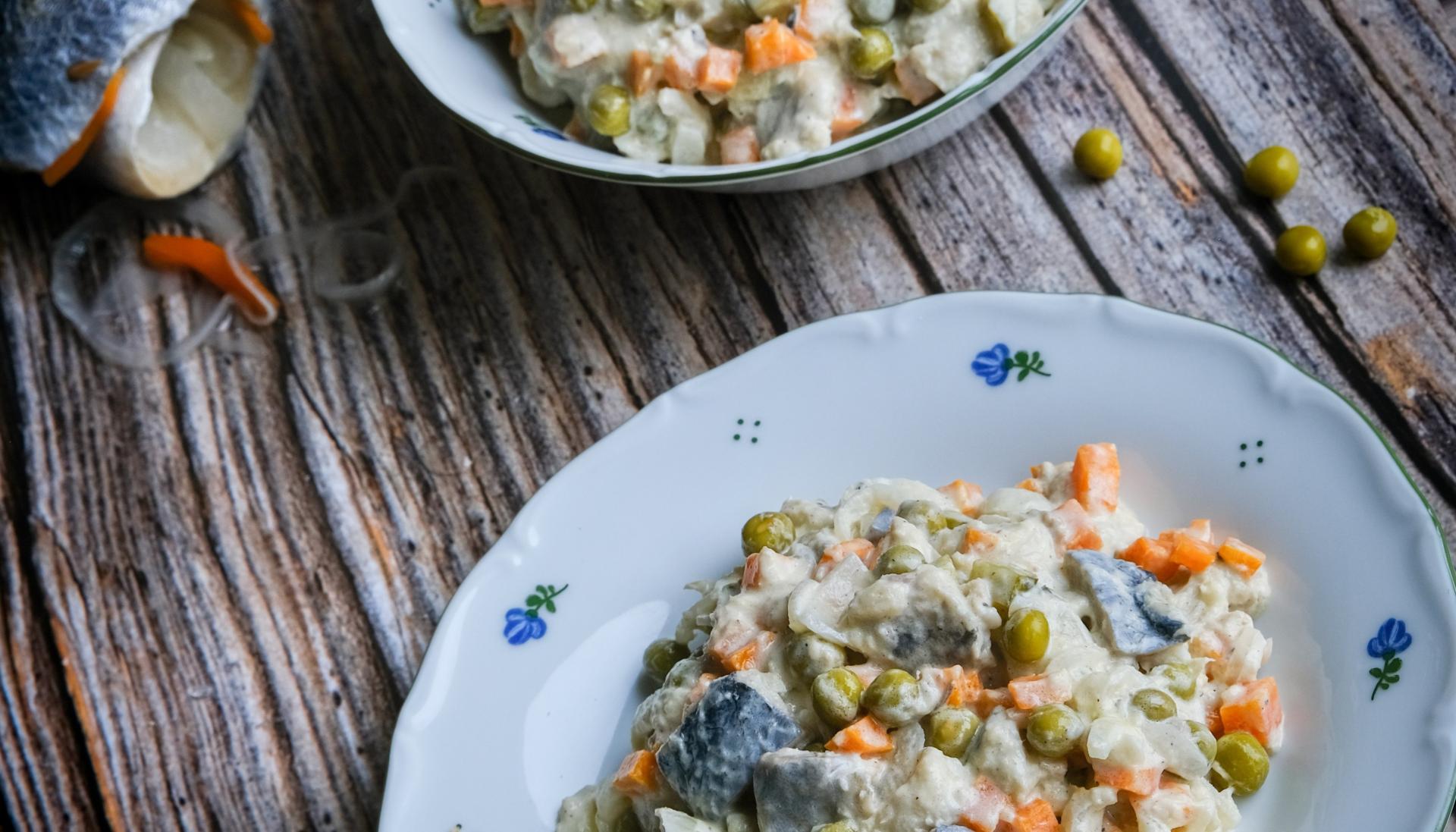 Recept na rybí salát