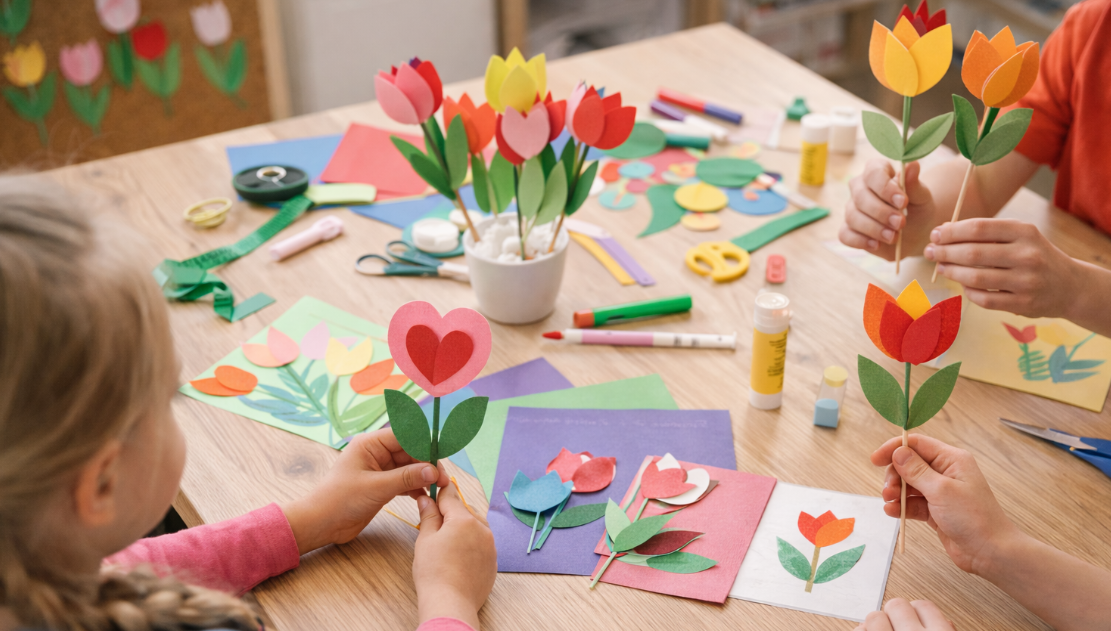 Jarní tvoření s hlubším smyslem: Zapojte se s dětmi do Tulipánového měsíce a podpořte nemocné