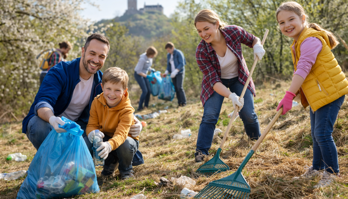 Jaro v pohybu: Pojďte s námi uklidit Moravany a připravit stráň pod Kuňkou