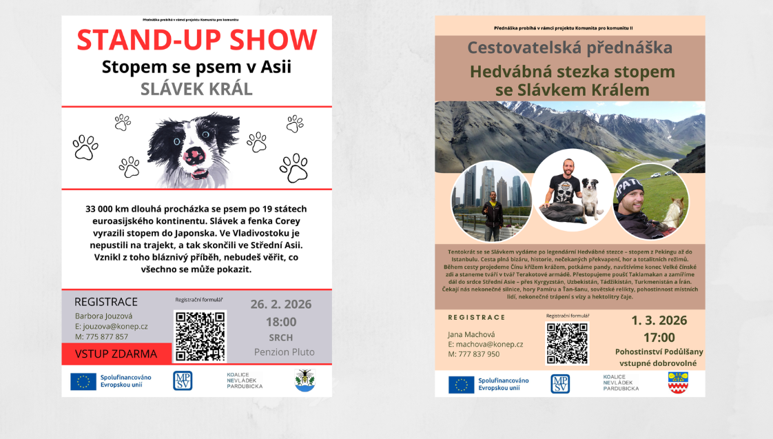 Komunita pro komunitu: Slávek Král a jeho asijská dobrodružství v Srchu a Podůlšanech