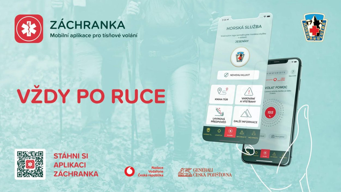 Královéhradecký kraj podporuje mobilní aplikaci Záchranka