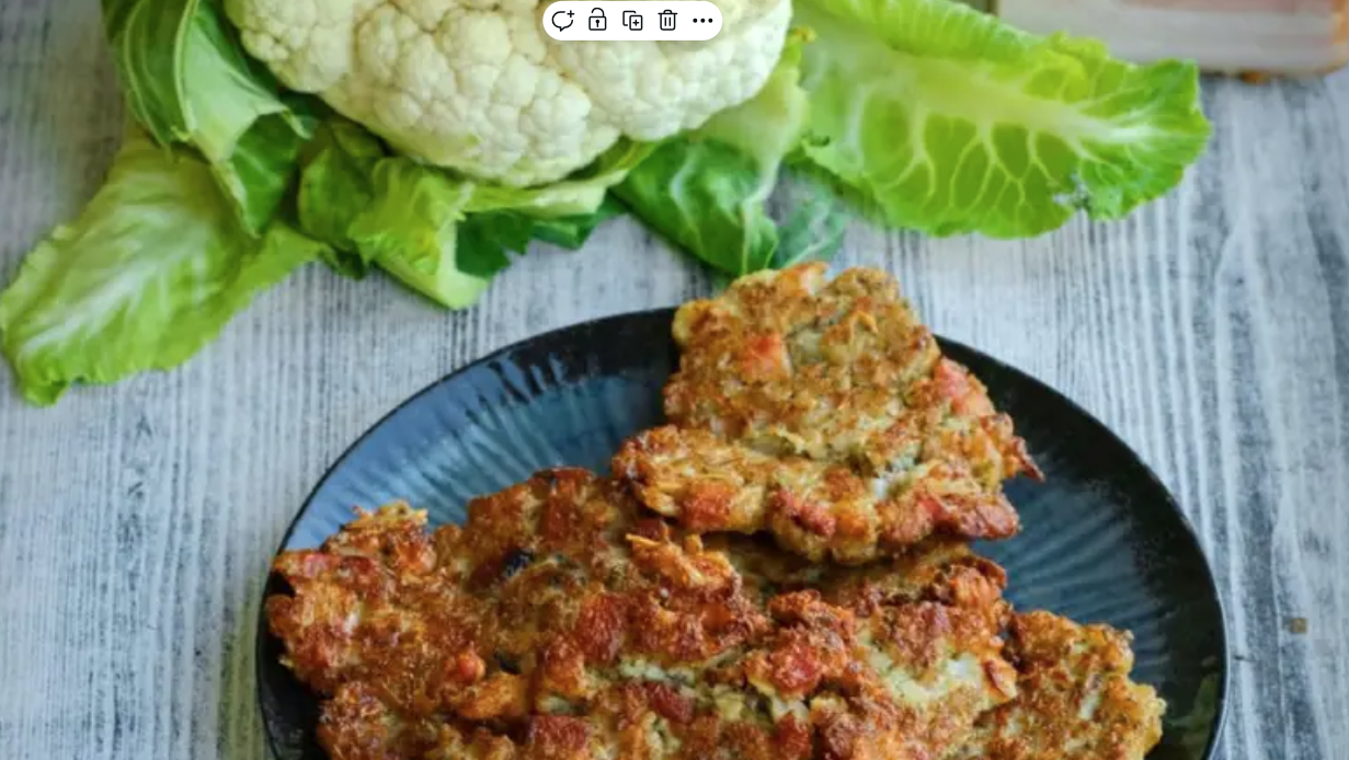 Květákové placičky