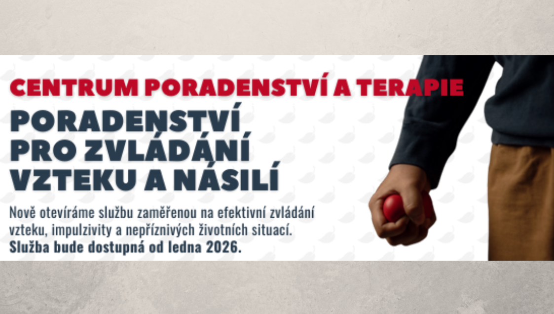 Liberec získává novou sociální službu pro zvládání vzteku a násilného chování