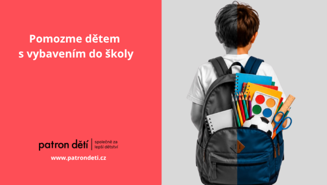 Některým dětem stále chybí výbava do školy. Patron dětí pomáhá rodinám v rámci nové kampaně