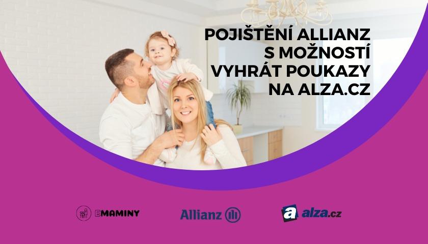 Pojištění od Allianz s možností vyhrát poukazy na Alza.cz