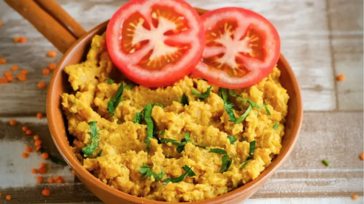 Pomazánka z červené čočky