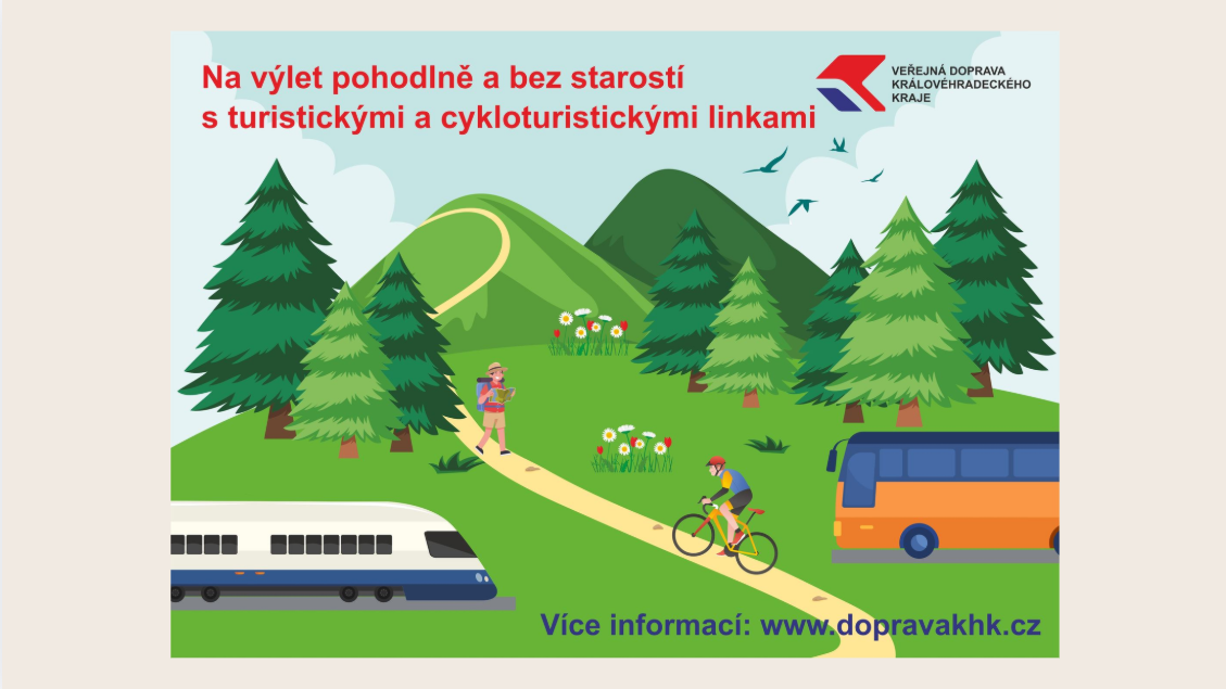 Sezóna výletů v Královéhradeckém kraji odstartovala: Turistické linky a cyklobusy už vozí první cestující