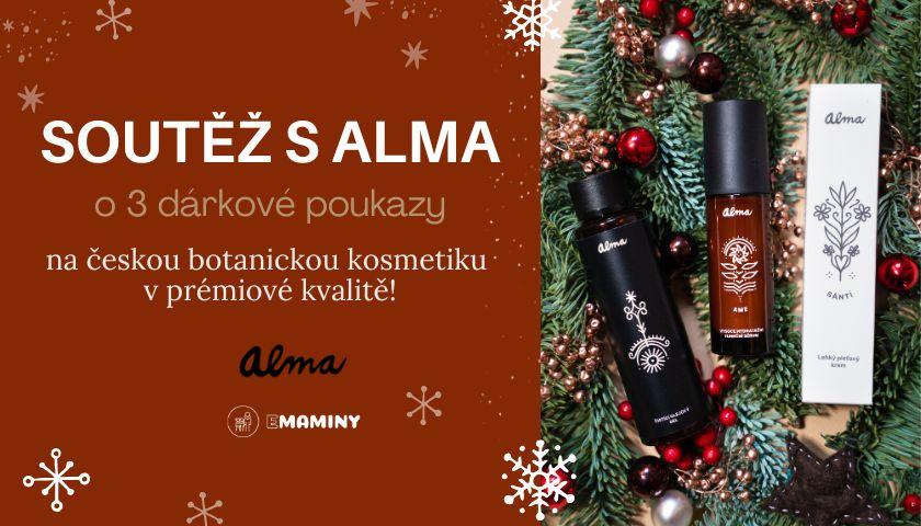 Soutěž o dárkové vouchery na přírodní kosmetiku Alma