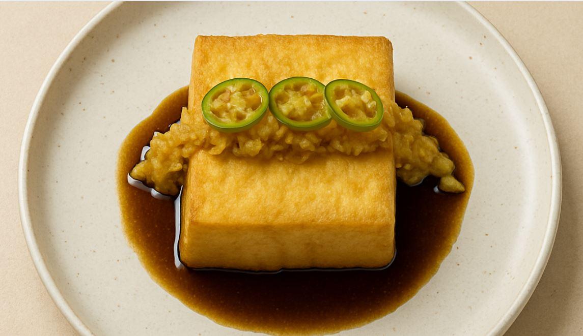 Tofu na grilu s karamelizovanou cibulkou
