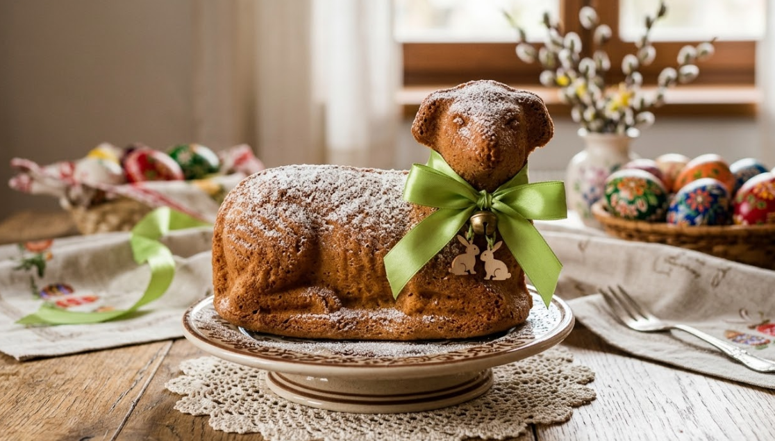 Třený velikonoční beránek