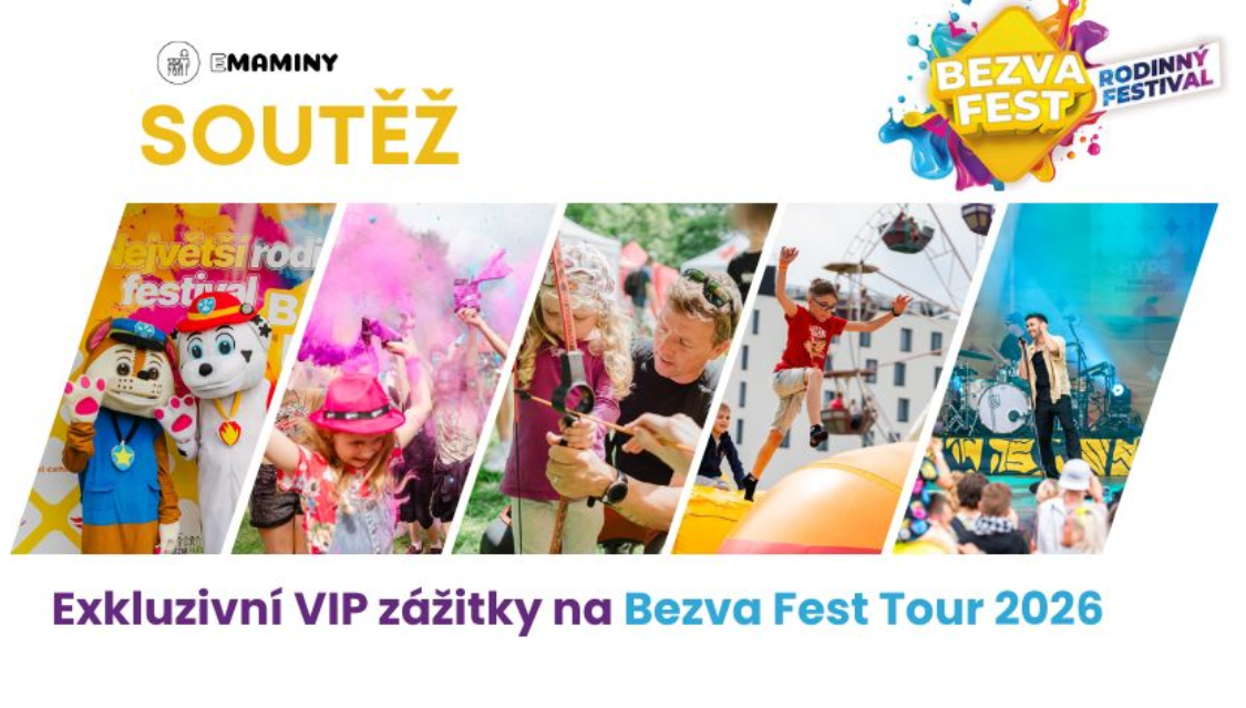 Ukončení soutěže o exkluzivní VIP zážitky na  Bezva Fest Tour 2026