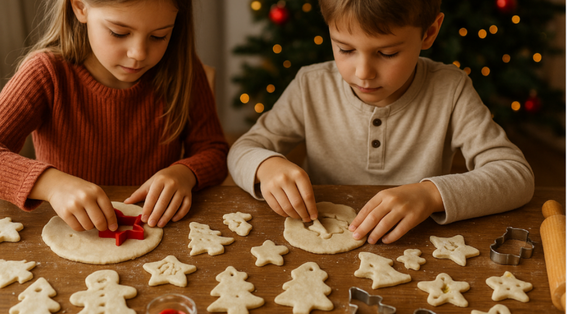 Vánoční tvoření ze slaného těsta