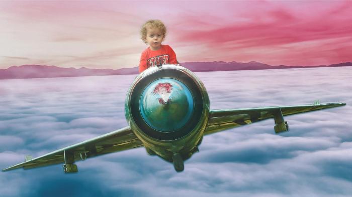 10 tipů, jak zabavit děti během letu