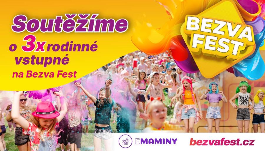 Soutěž o rodinné vstupné na Bezva Fest: Zažijte den plný zábavy a dobrodružství!